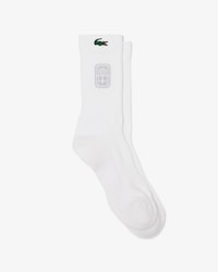 Calcetines De Tenis De Algod&oacute;n Acanalado