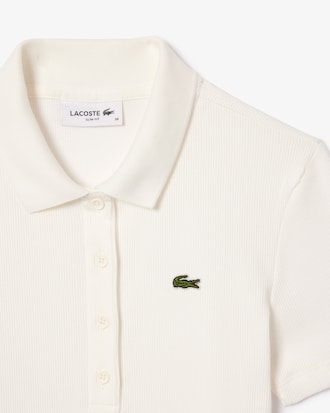 Women's Slim Fit L.12.D Ribbed Cotton Polo