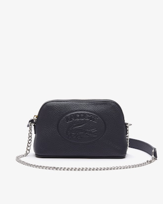 Mini crossbody Croco Crew de piel granulada para mujer
