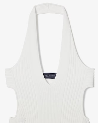 Women's Runway Ribbed Pleated Dress