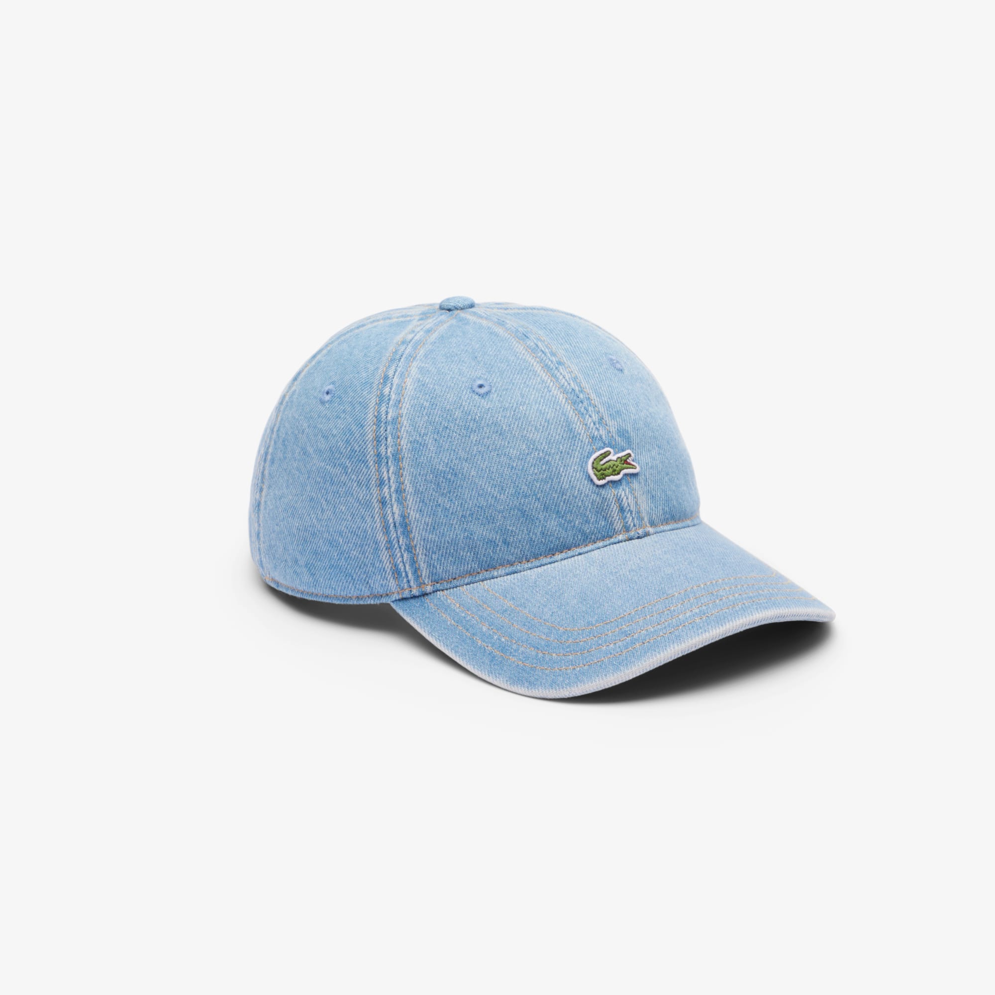 Lacoste Unisex Cotton Denim Cap - One Size In Blue