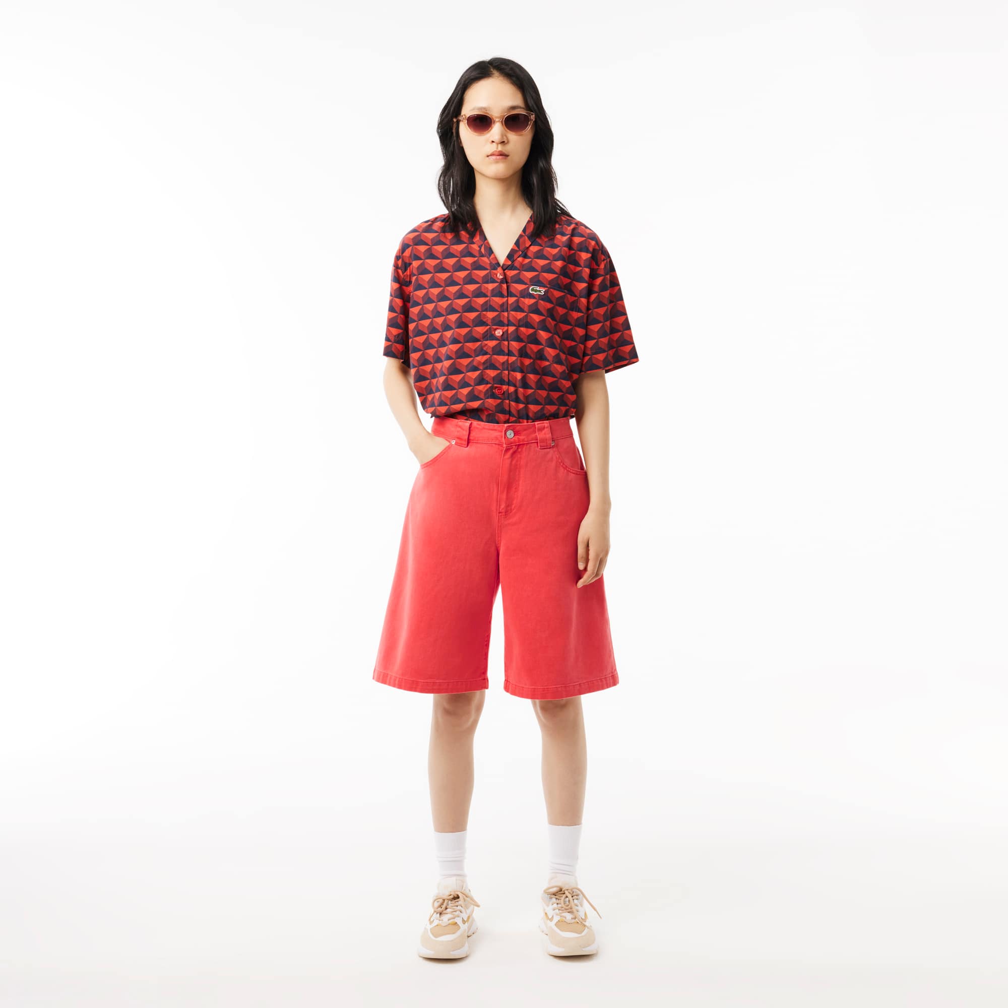 Women's Long Natural Dye Denim Shorts - Shorts & Skirts - New In