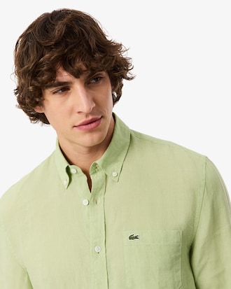 Men's Regular Fit Linen Shirt