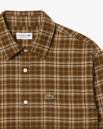 Chemise flanelle &agrave; carreaux regular fit