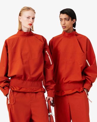 Runway Technical Taffeta Popover Jacket