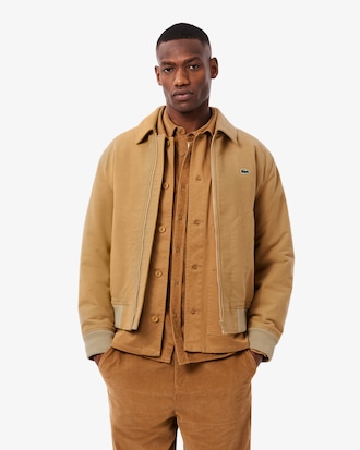 Veste en moleskine rembourr&eacute;e