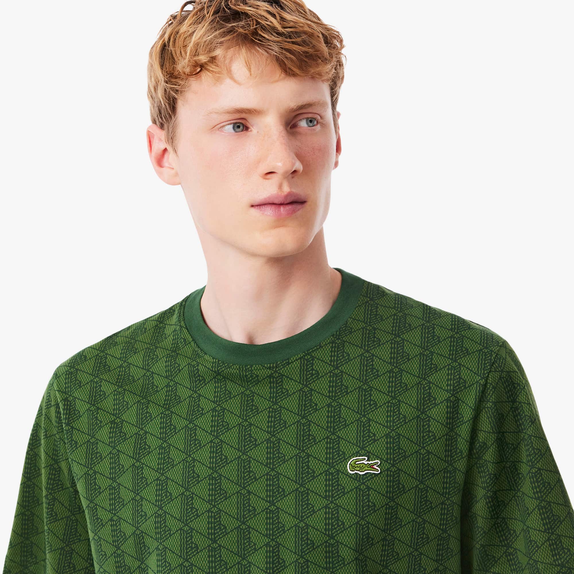 Men's Monogram Jersey T-Shirt - Organic Cotton - New In 2026 | Lacoste