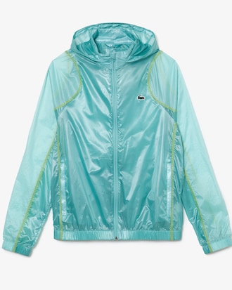 Rompevientos de hombre Lacoste Sport resistente al agua con capucha
