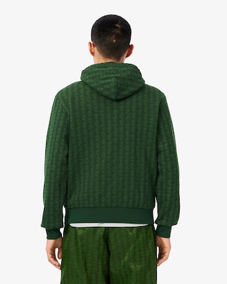 Sudadera Con Gorro De Molleton Con Monograma