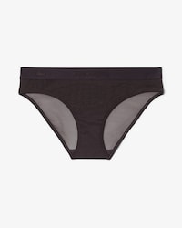 Branded Waist Mesh Briefs