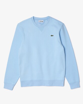 Sweatshirt Lacoste SPORT en molleton de coton m&eacute;lang&eacute; uni