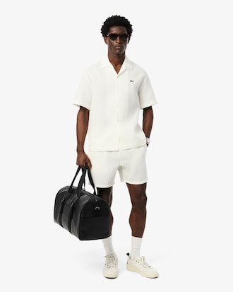 Men's Relaxed Fit Waffle Texture Shirt