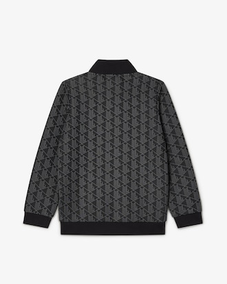 Sudadera con monograma Paris de cuello alto y Cierre para niño