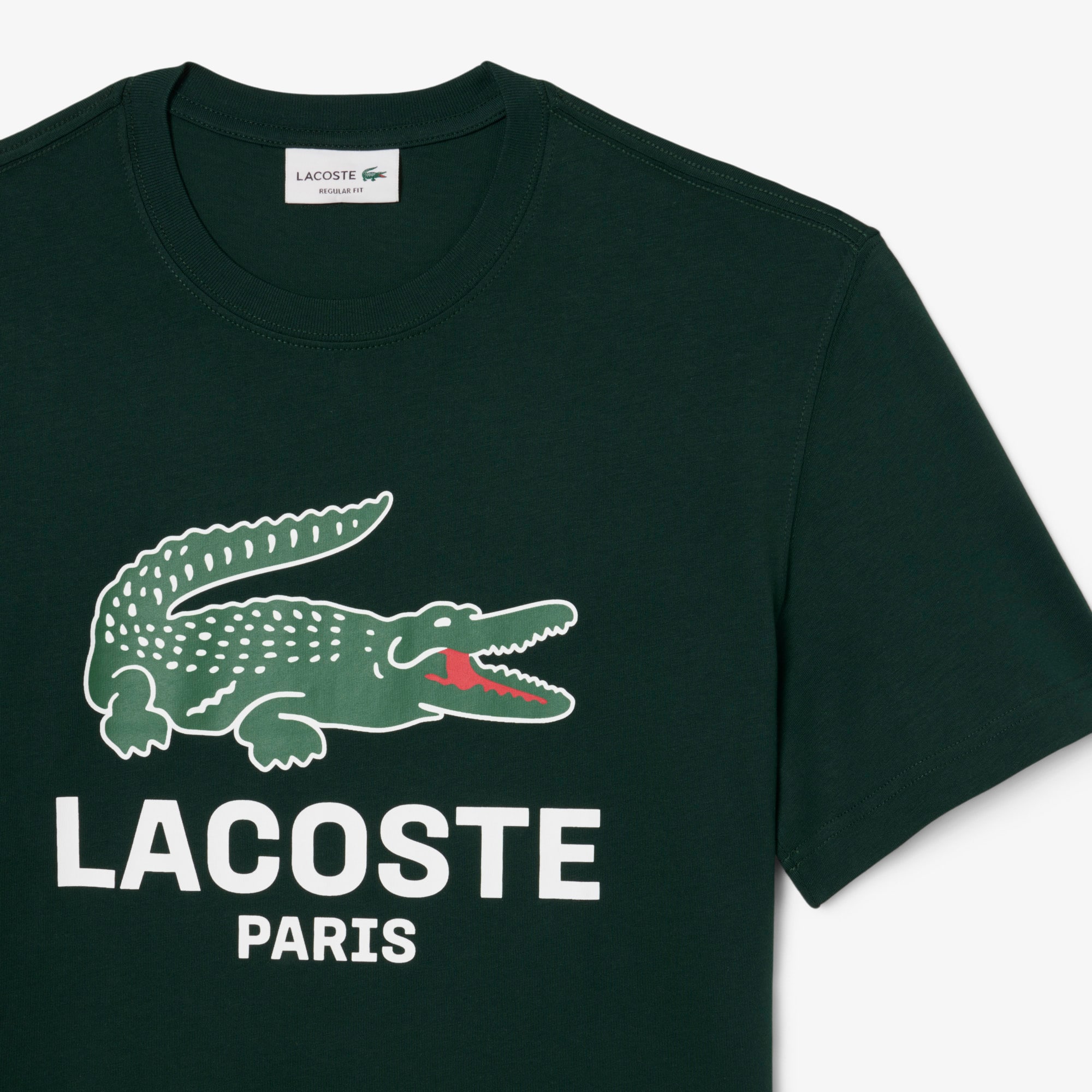Men's Printed Cotton T-Shirt - T-shirts - New In 2026 | Lacoste
