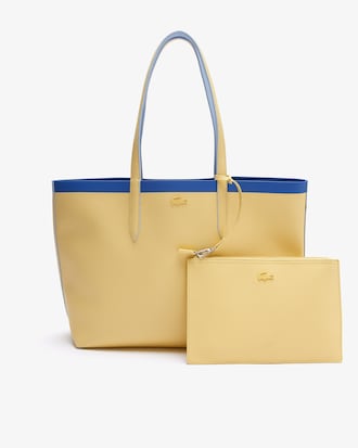 Women's Anna Reversible Contrast Band Canvas Tote