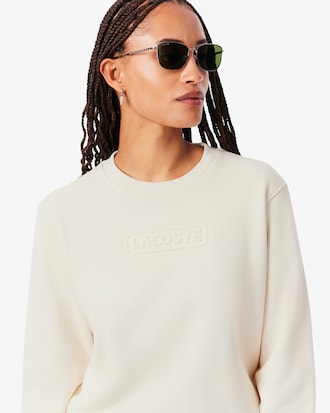Women's Embossed Logo Cotton Sweatshirt