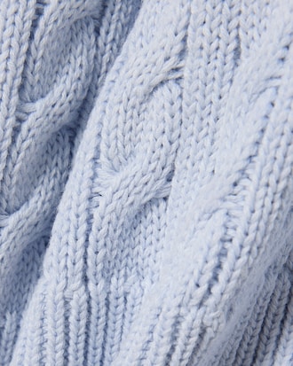 Pull homme en maille de coton torsad&eacute;e