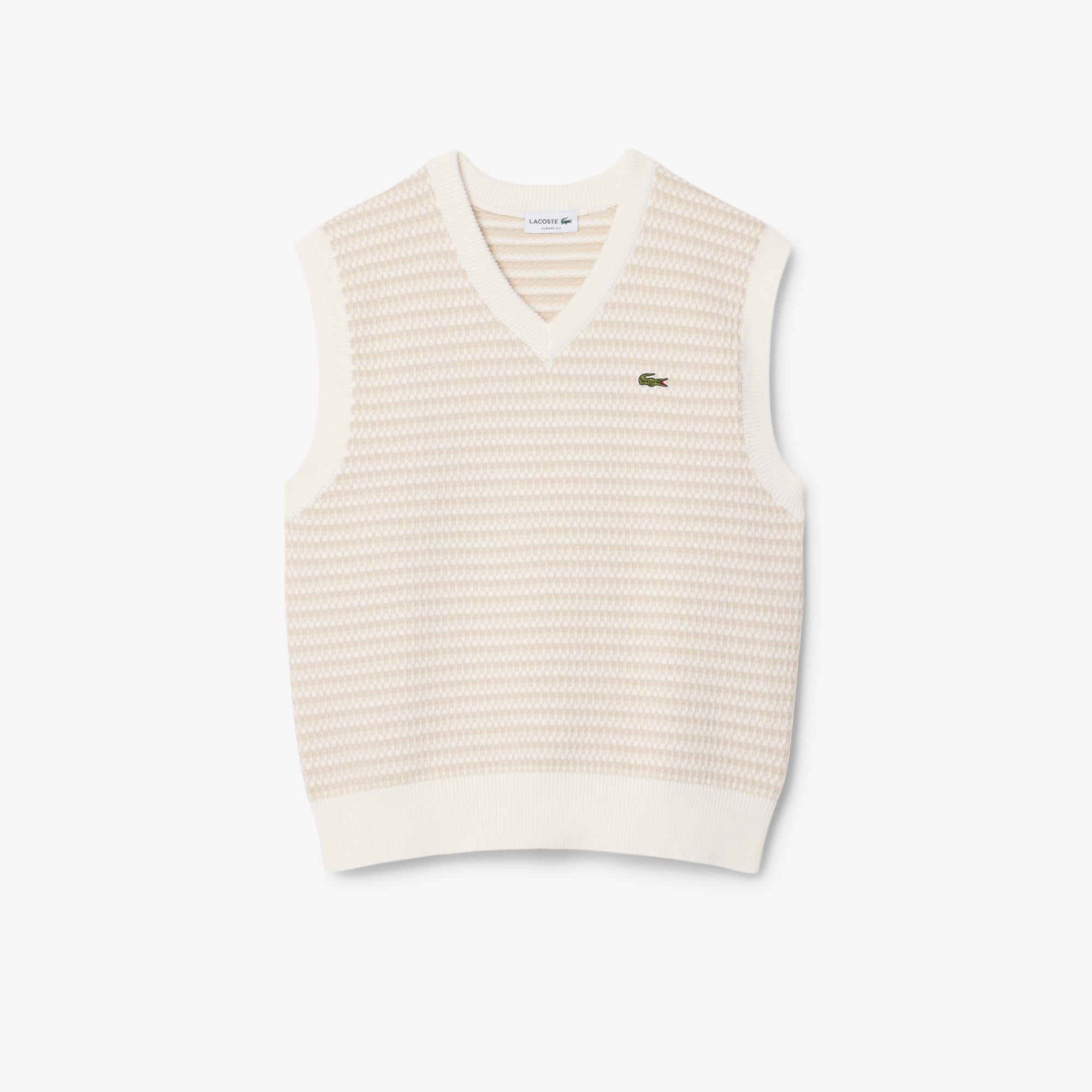 Striped Knit Sweater Vest