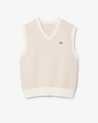 Striped Knit Sweater Vest