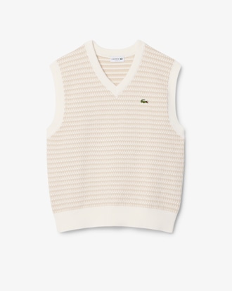Chaleco de Tejido de Jacquard de Rayas