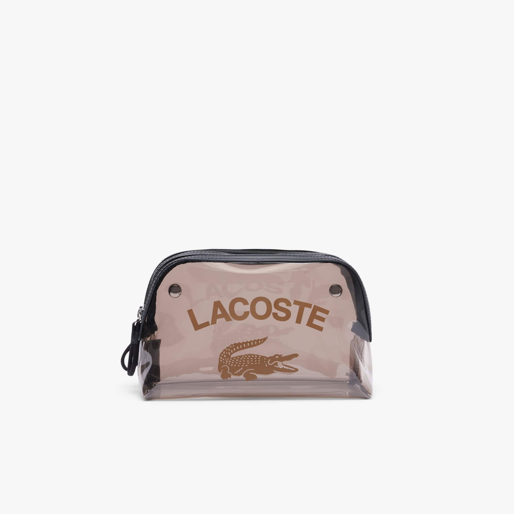 Lacoste Anna Transparent Cosmetic Bag - One Size In Black