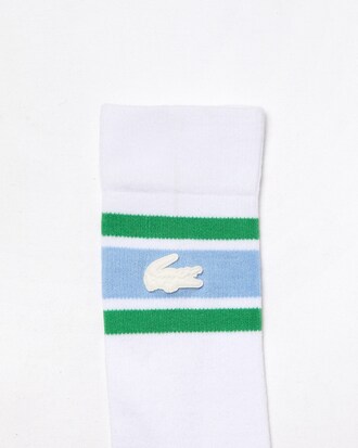 Unisex LIVE Striped Stretch-Cotton Socks