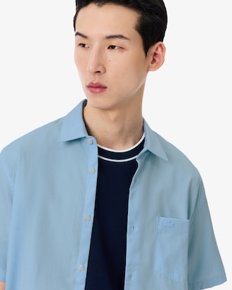 Camisa Regular Fit De Algod&oacute;n Manga Corta