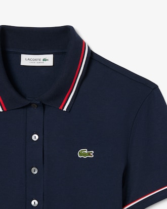 Women's L.12.D Slim Fit Trim Detail Polo