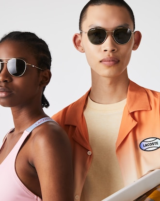 Men's Metal Oval Novak Djokovic Capsule Collection Sunglasses