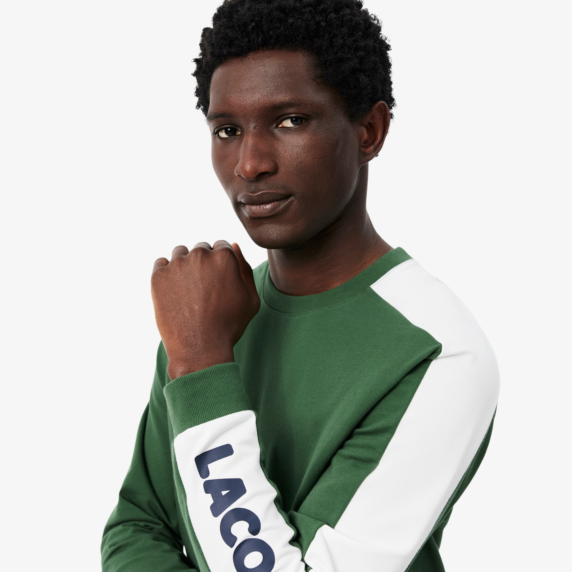 Men's Printed Fleece Lounge Sweatshirt