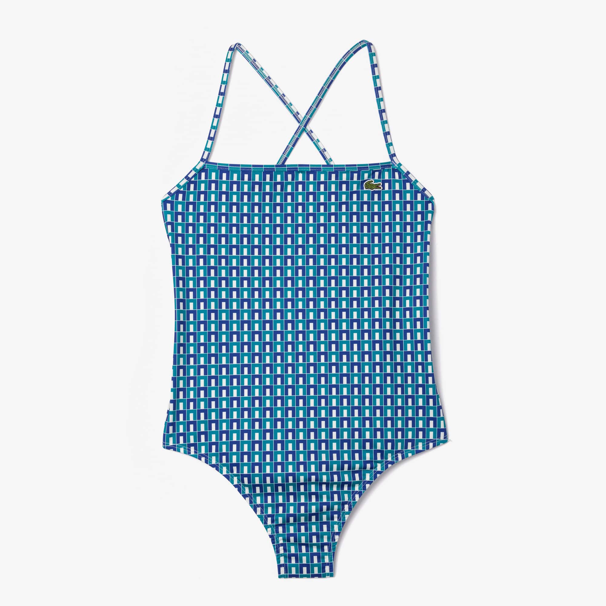 ワコール   Swim  Waear Gabar Women's Gliding Stripe Scoop Neck One Piece Swimsuit