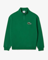 Unisex Loose Fit High-Neck Fleece Sweatshirt