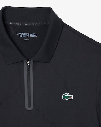 Ultra Dry Jacquard Crocodile Tennis Polo Shirt