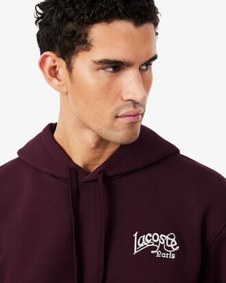 Sweatshirt &agrave; capuche marquages brod&eacute;s