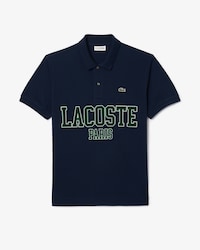 Polo Original L.12.12 floqu&eacute; en petit piqu&eacute;