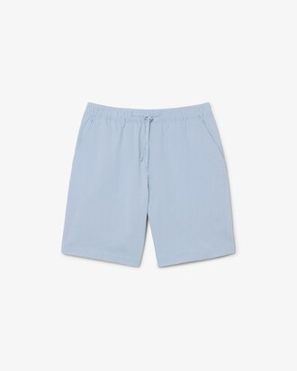 Shorts de Algod&oacute;n Tipo Seersucker