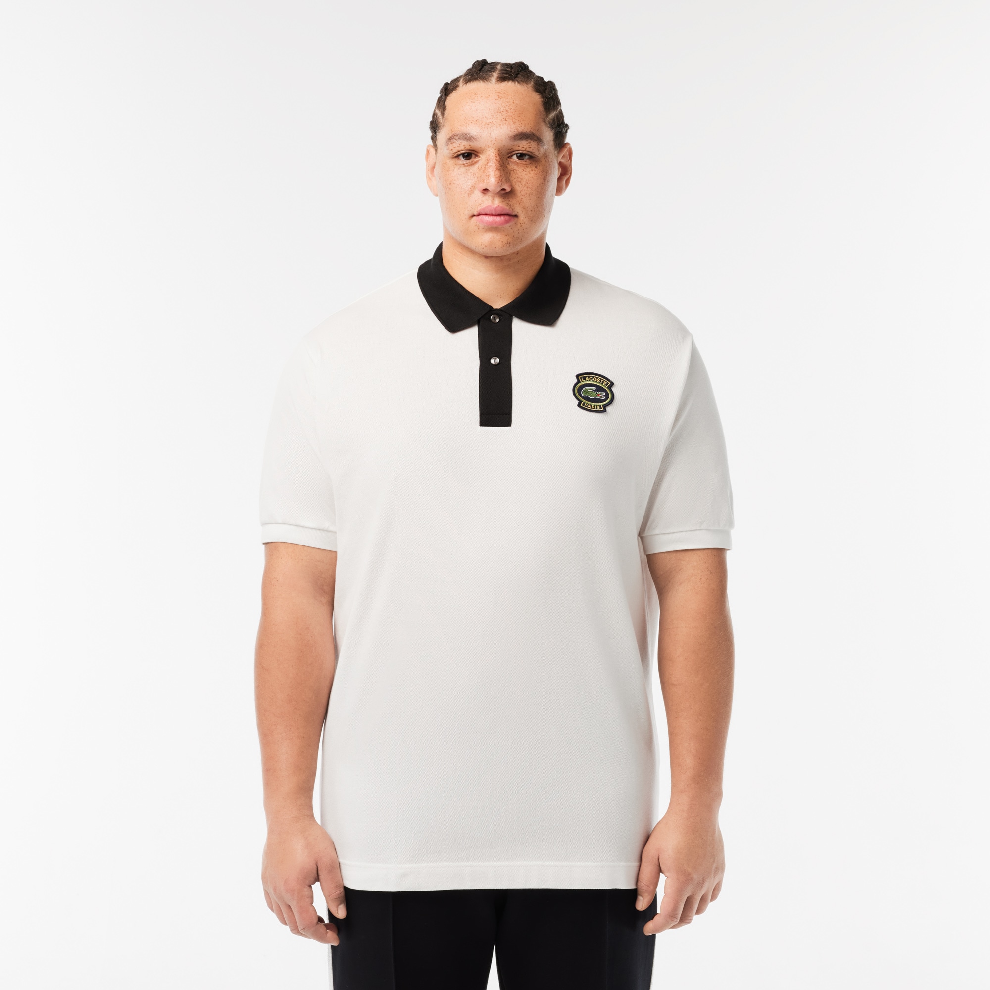 Men's Classic Fit L.12.12 Badge Polo - Polo Shirts - New In