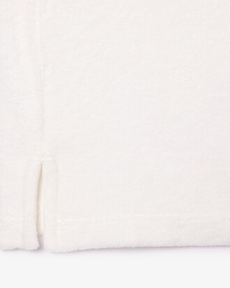 Robe t-shirt en coton &eacute;ponge avec logo