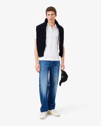 Men's Regular Fit Paris Stretch Piqu&eacute; Polo