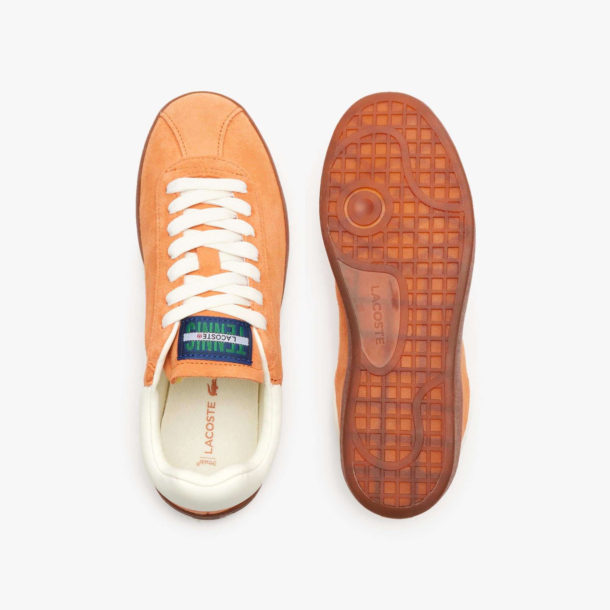 【LACOSTE】 ★ Women's Baseshot Pro Leather Sneakers ★ Lacoste Women's Baseshot Pro Leather and Suede Sneakers