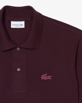 Classic Fit Metallic Crocodile Polo Shirt