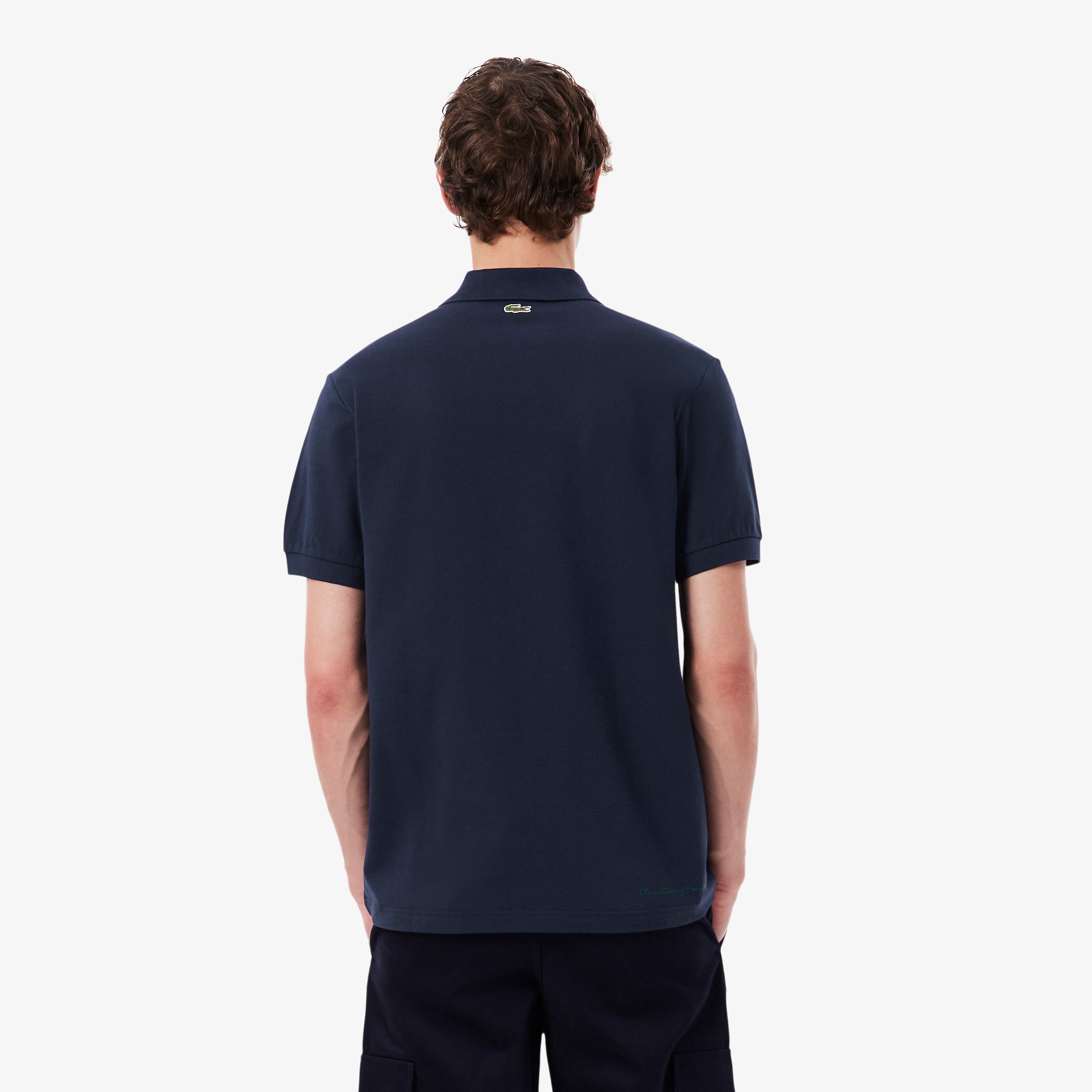 Classic Fit Printed Petit Piqué Polo Shirt
