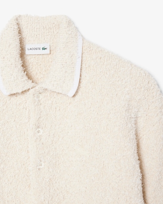 Men's Runway Bouclé Knit Polo