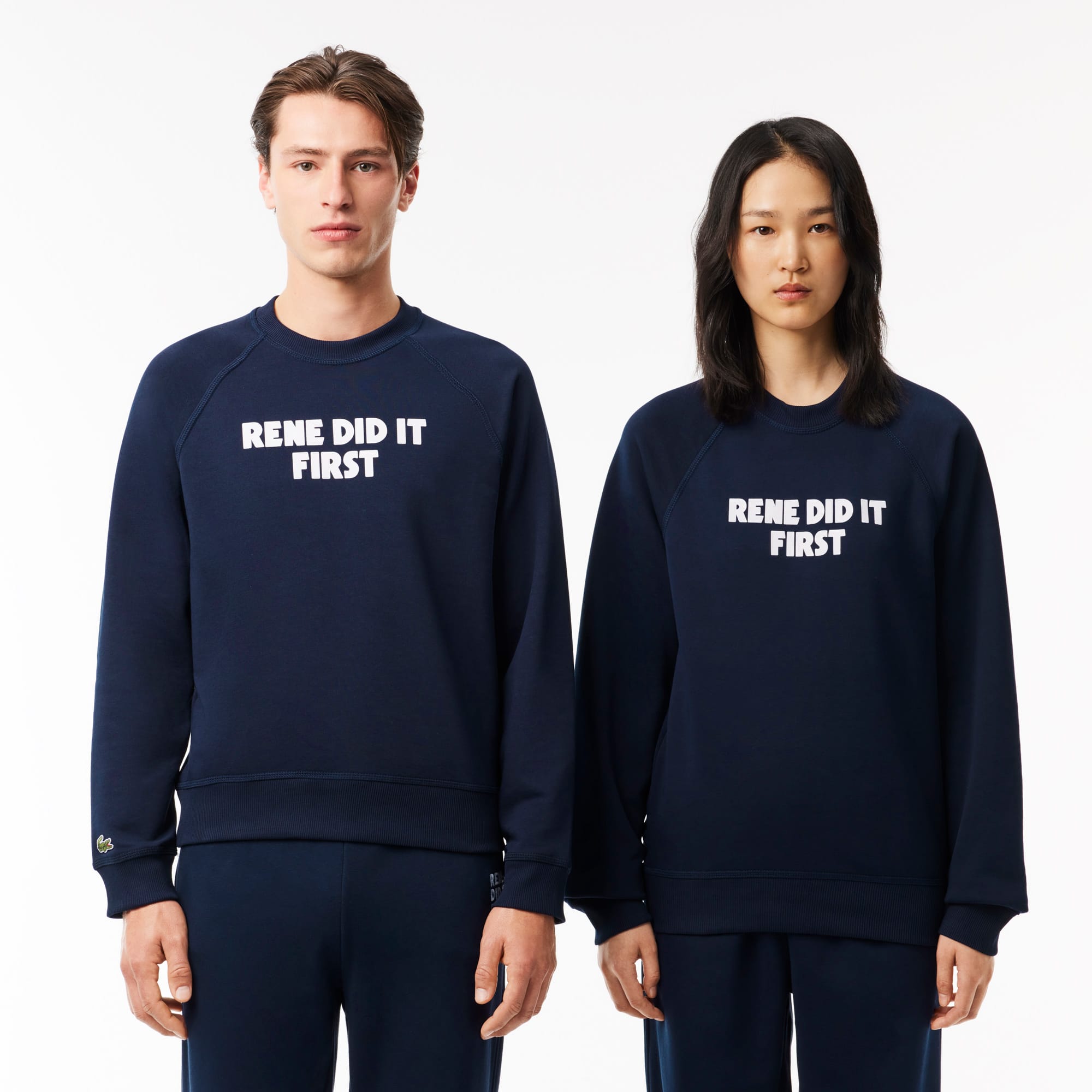 LACOSTE  ワッペンロゴスウェットシャツ ラコステ LACOSTE ワッペンロゴスウェットシャツ （ベージュ） -靴
