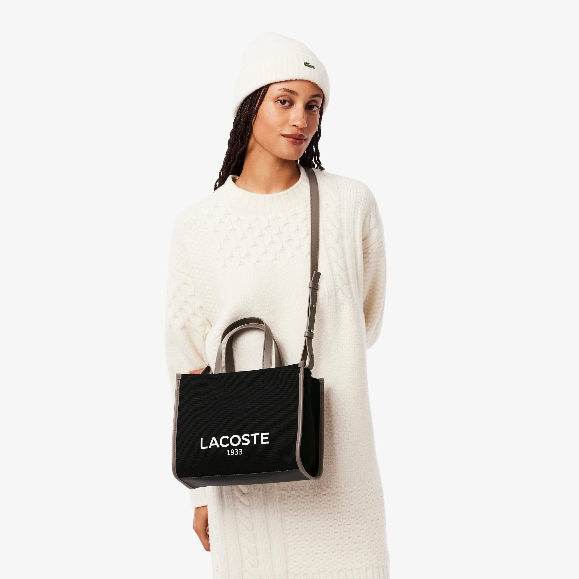Small Heritage Canvas Tote - Bags - New In 2026 | Lacoste