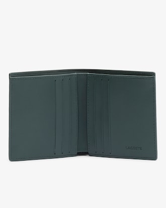 Portefeuille compact Nomogramme en cuir