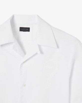 Men's Runway Relaxed Fit Badge Shirt