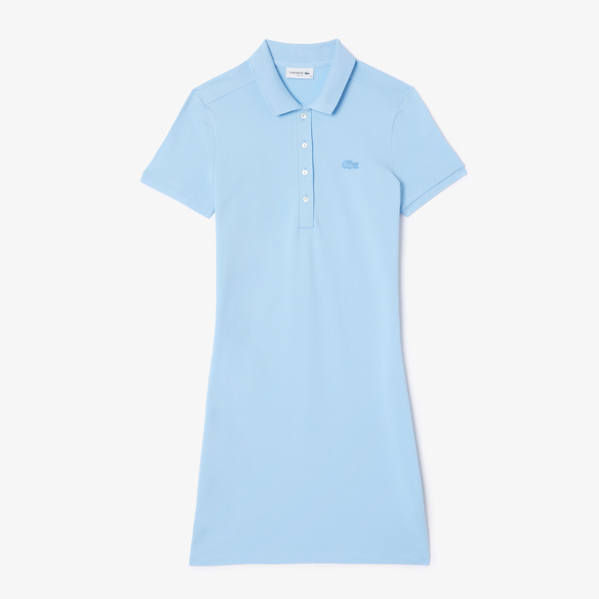 Women's Slim Fit Stretch Mini Piqué Polo Dress - Dresses