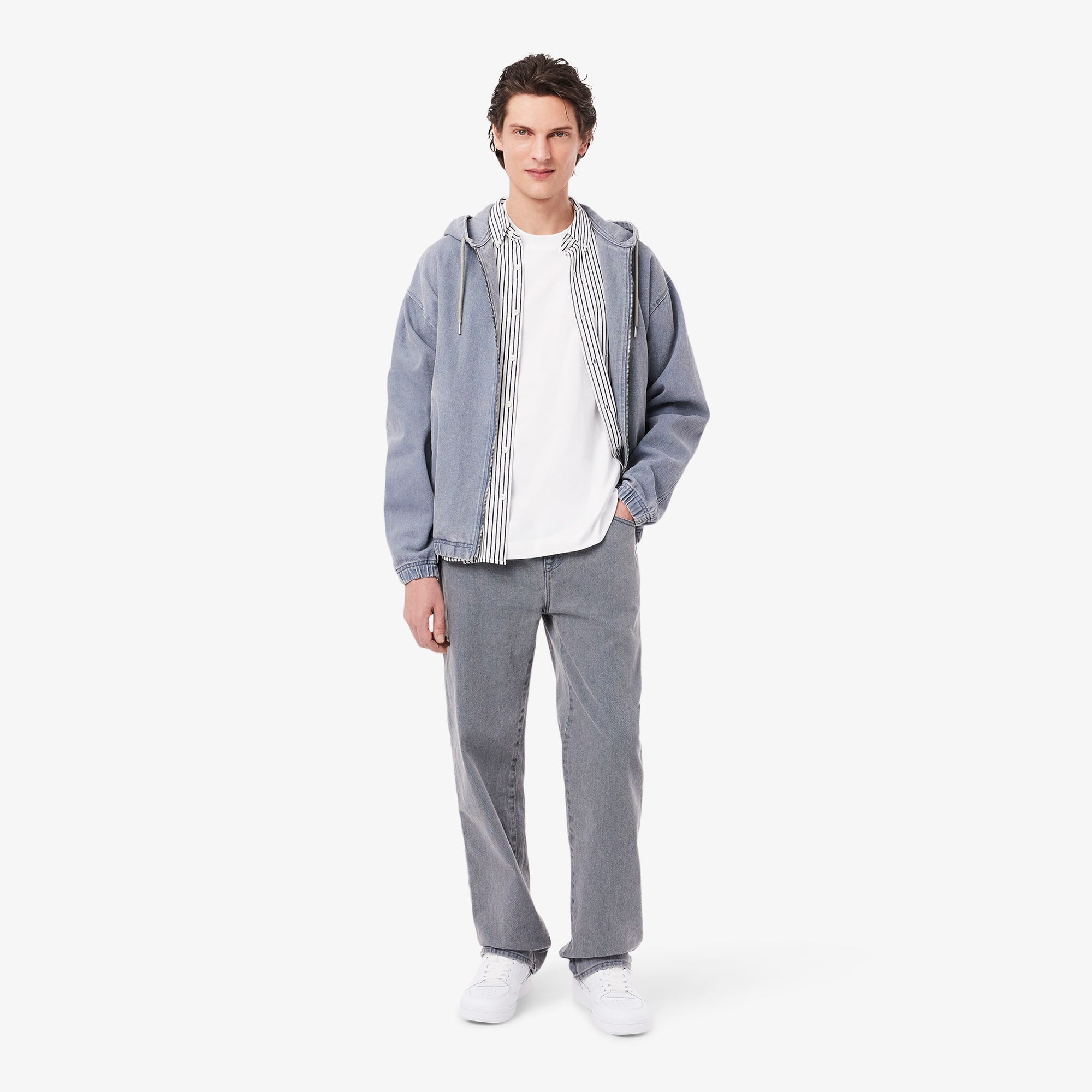1210GD - 8.5 oz. Heavy Jersey Long Sleeve Boxy Work Shirt