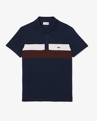 Men's Regular Fit Colorblock Petit Piqué Polo
